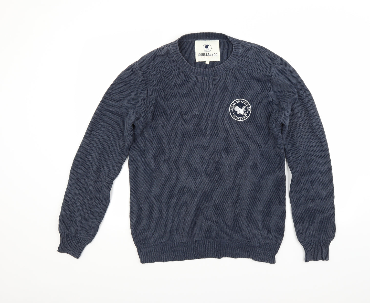 Soulcal Mens Blue   Pullover Jumper Size L