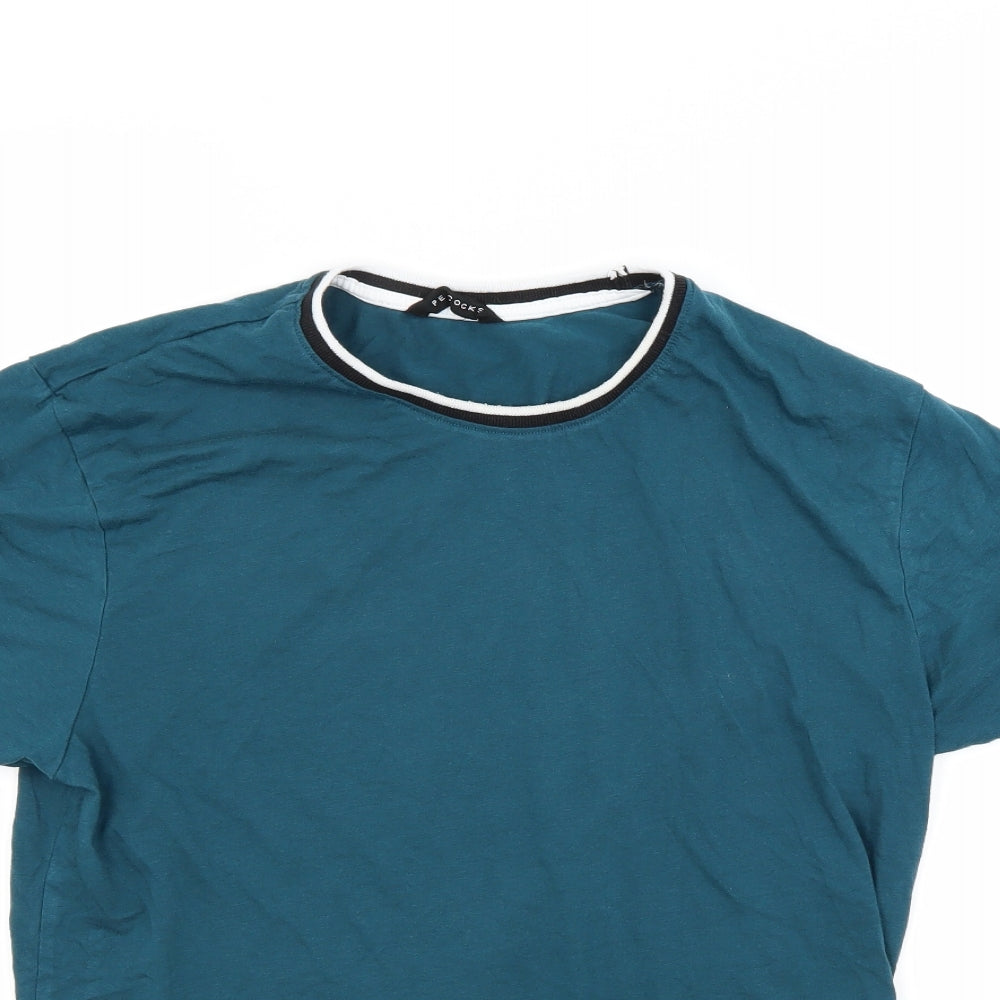Peacocks Mens Green    T-Shirt Size XL