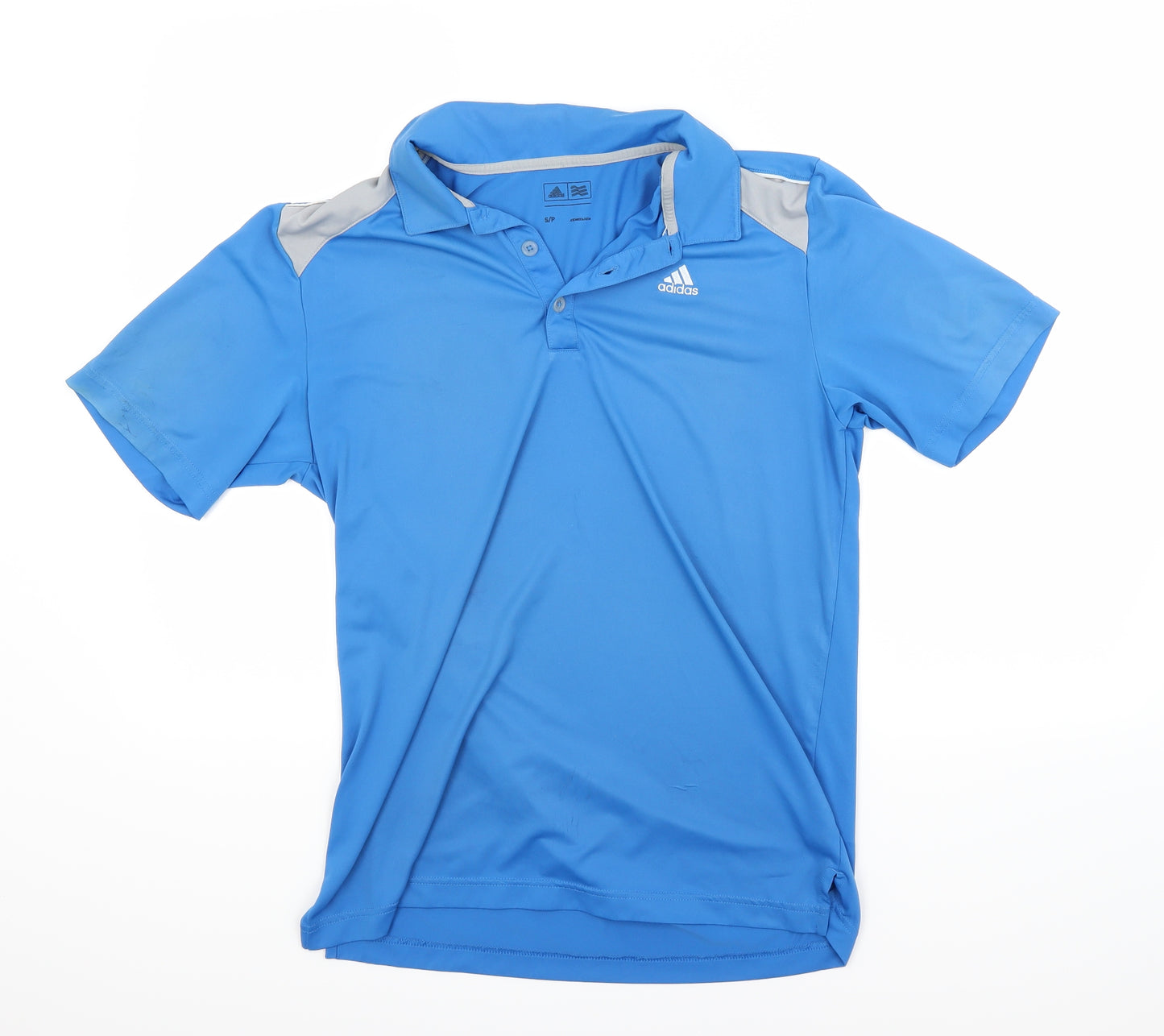 adidas Mens Blue    Polo Size S