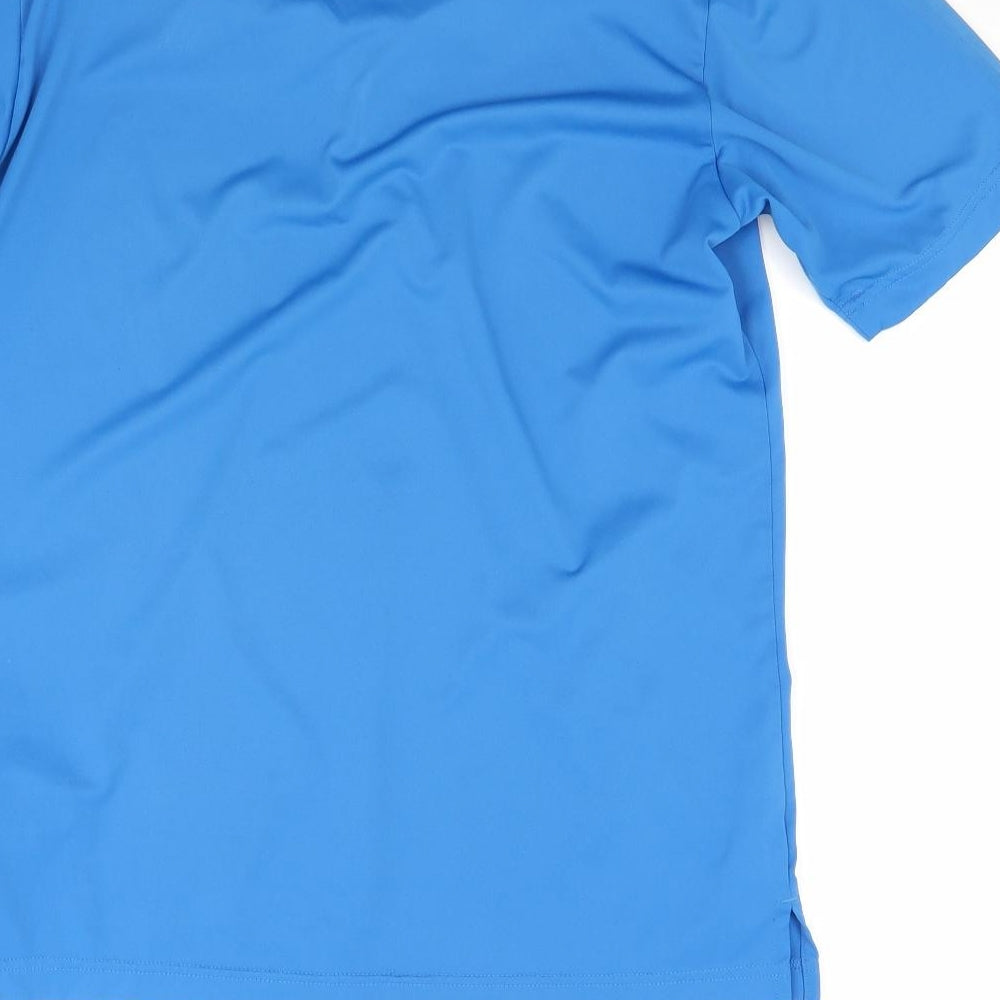 adidas Mens Blue    Polo Size S