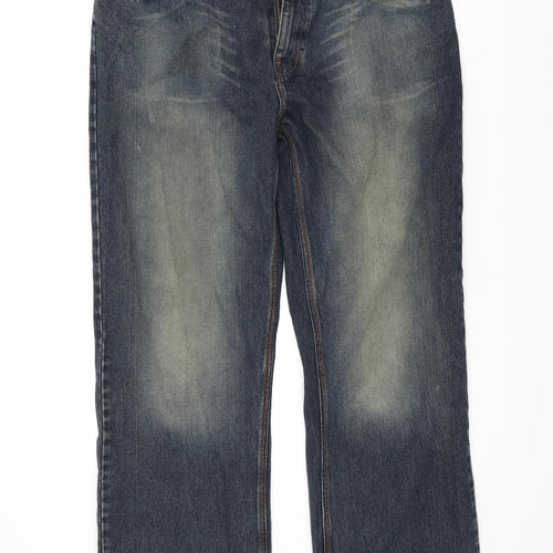 Primark Mens Blue   Bootcut Jeans Size 36 L32 in