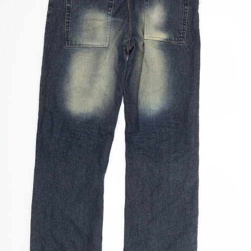 Primark Mens Blue   Bootcut Jeans Size 36 L32 in