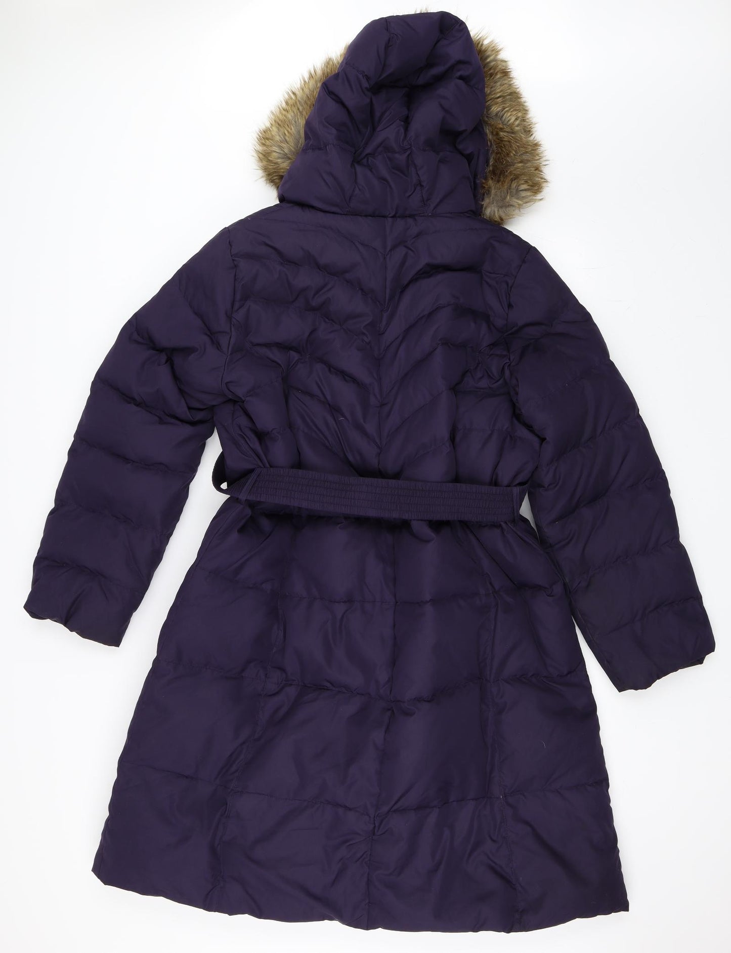 Marks and Spencer Womens Purple   Parka Coat Size L