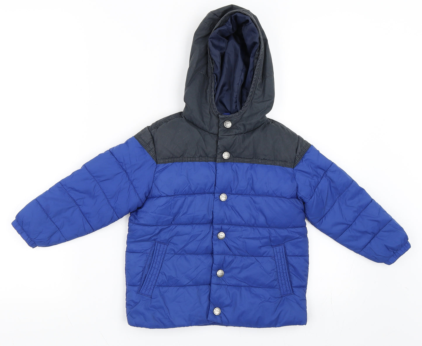 NEXT Boys Blue   Puffer Jacket Coat Size 2-3 Years