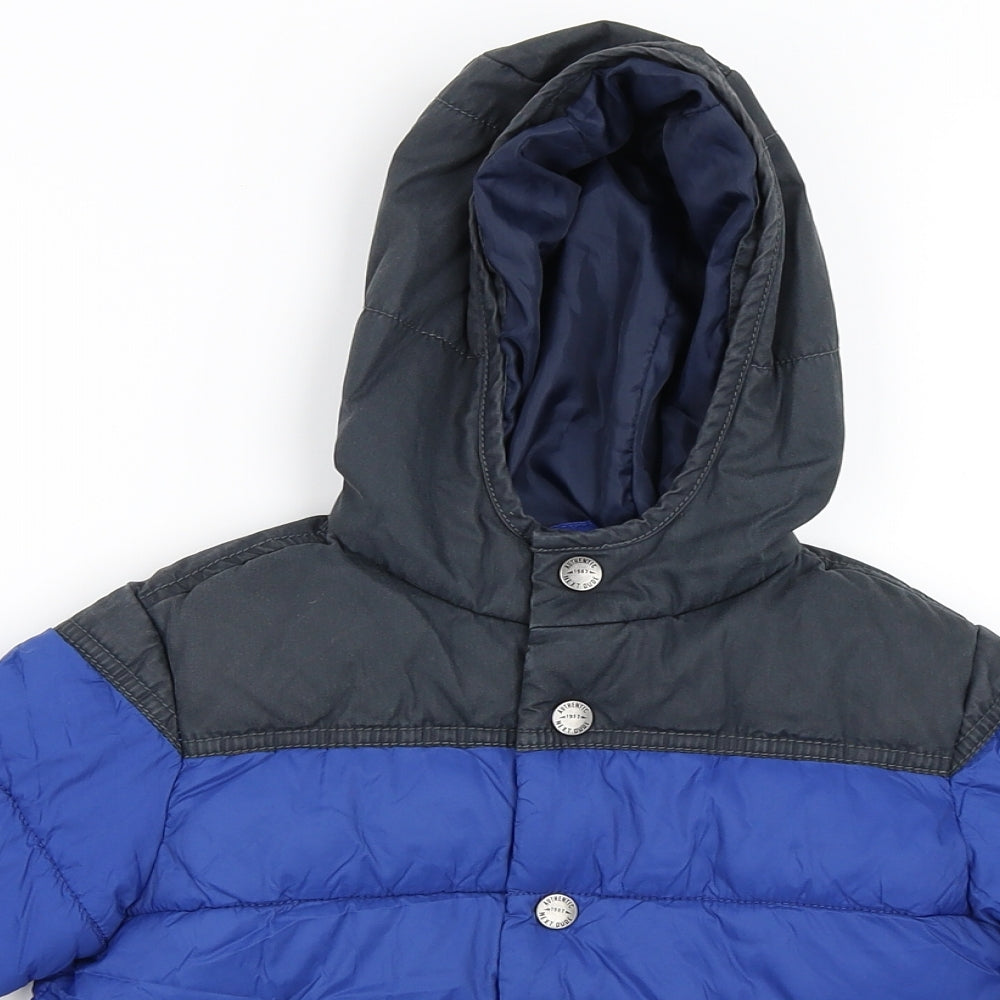 NEXT Boys Blue   Puffer Jacket Coat Size 2-3 Years