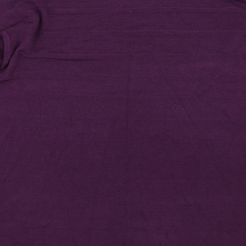 Marks & Spencer Womens Purple   Pullover Jumper Size 14