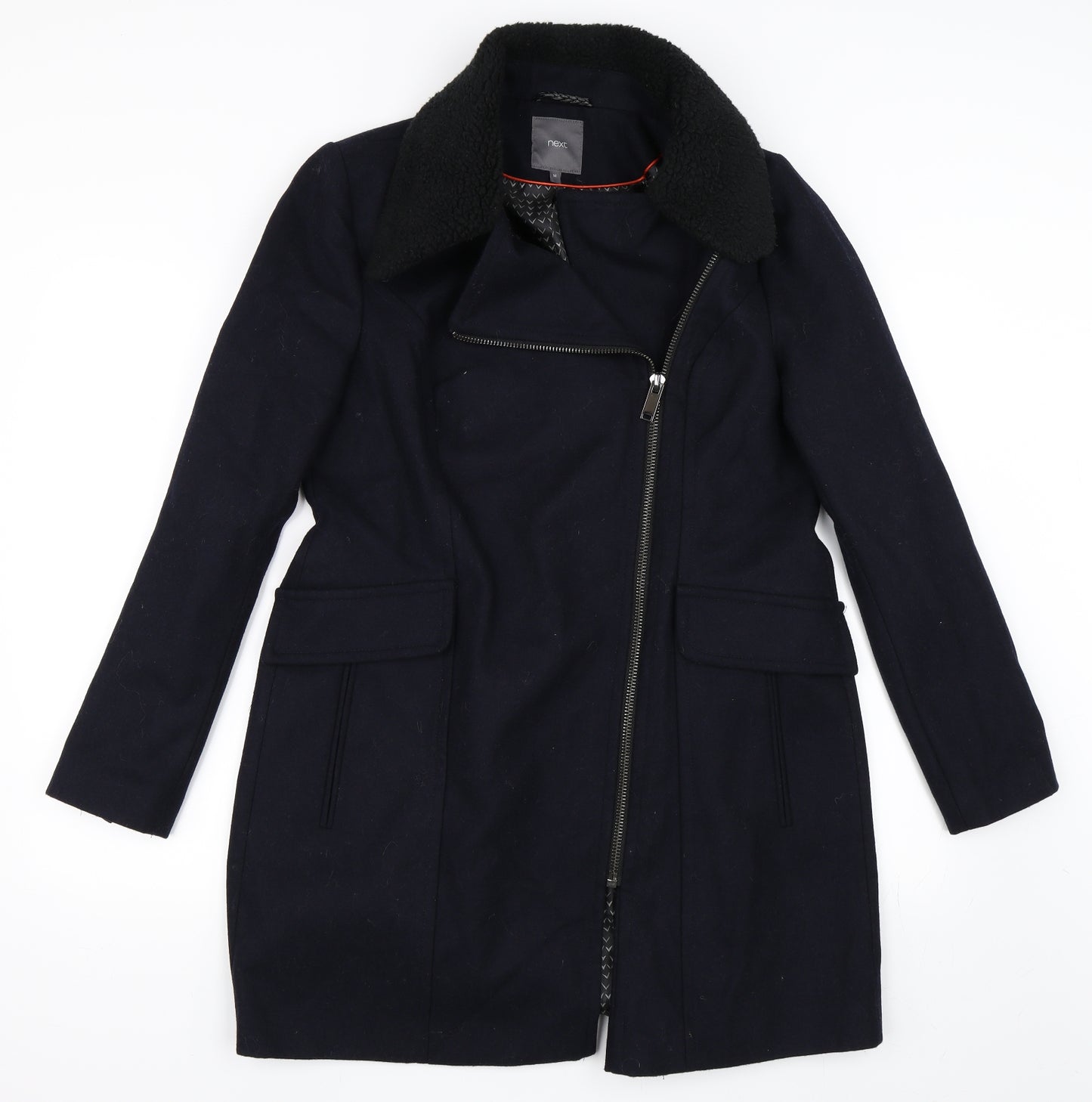 NEXT Womens Blue   Overcoat Coat Size 14