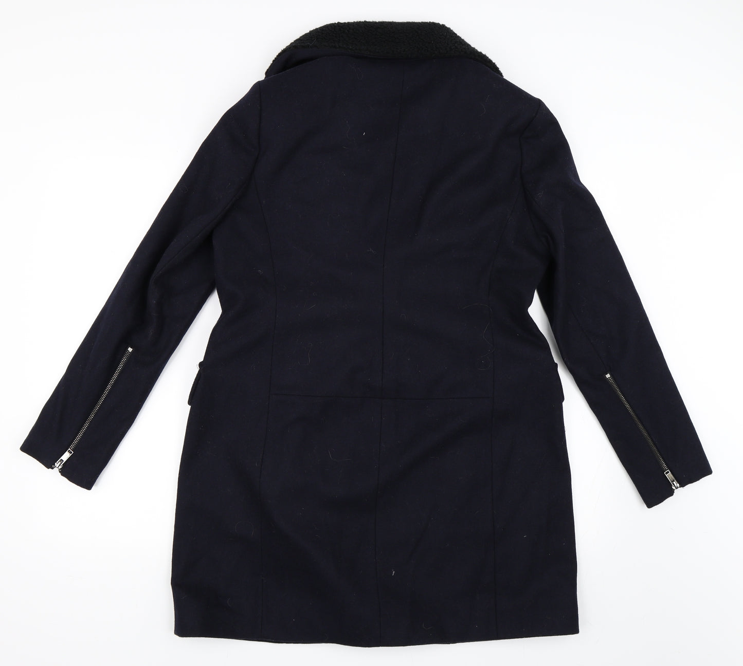 NEXT Womens Blue   Overcoat Coat Size 14