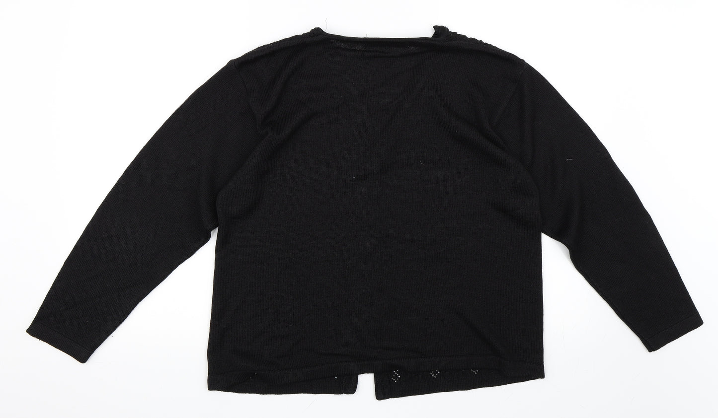 Noughts & Croxxes Womens Black   Cardigan Jumper Size L