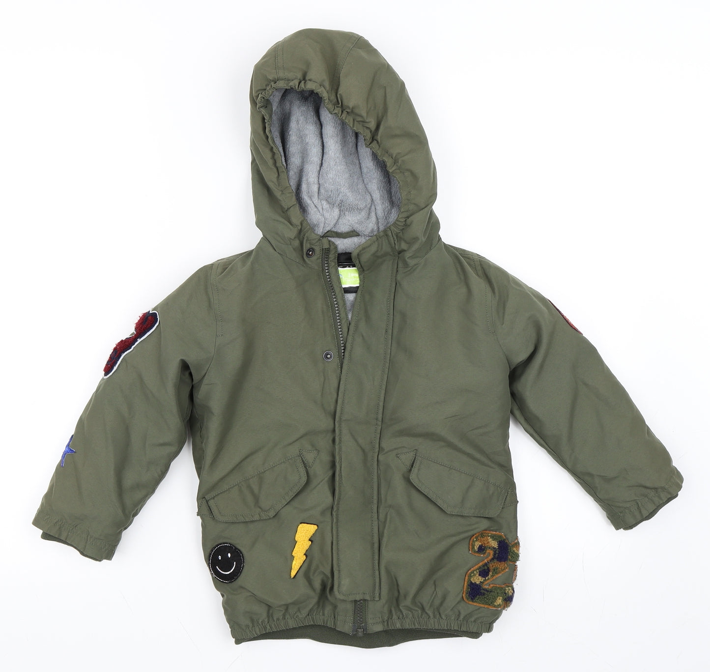 NEXT Boys Green   Basic Coat Coat Size 3-4 Years