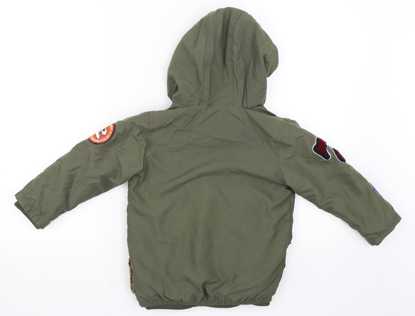 NEXT Boys Green   Basic Coat Coat Size 3-4 Years