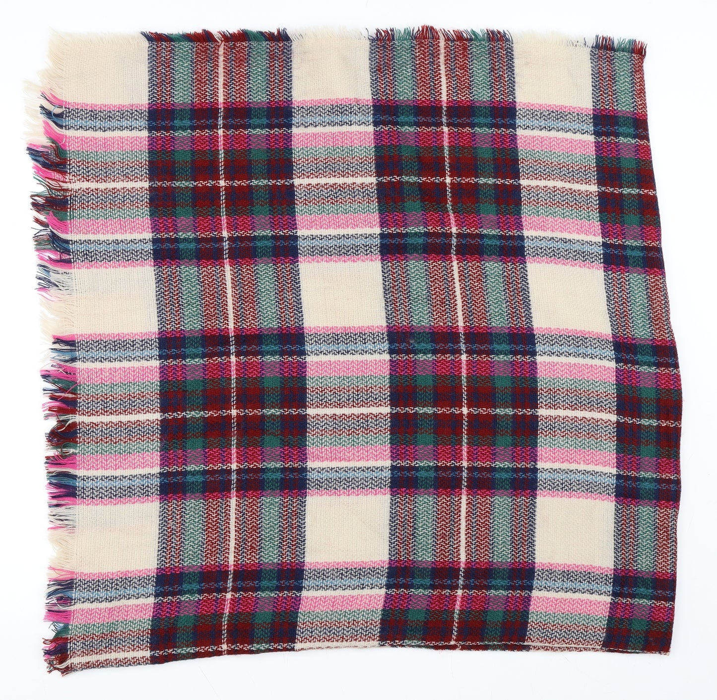 Preworn  Beige Check   Shawl/Wrap