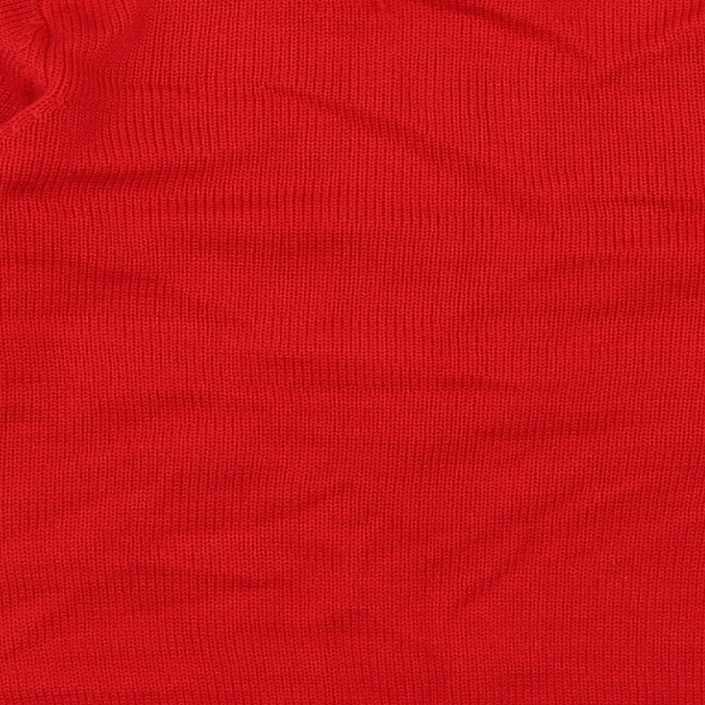 Primark Boys Red   Pullover Jumper Size 11-12 Years  - Christmas Jumper