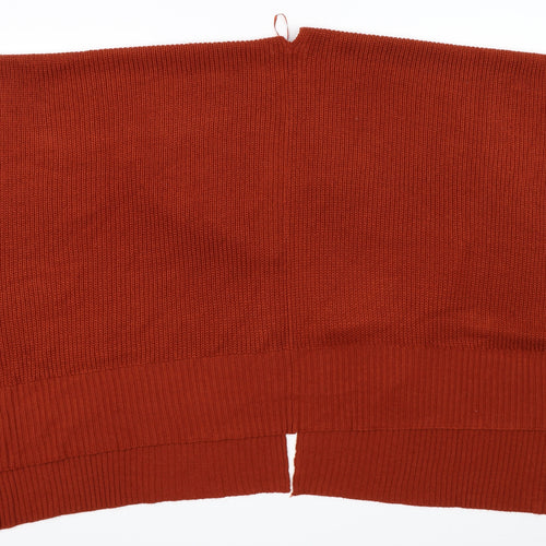 Preworn Womens Orange   Wrap Jumper One Size