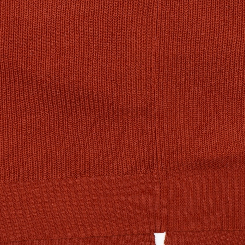 Preworn Womens Orange   Wrap Jumper One Size