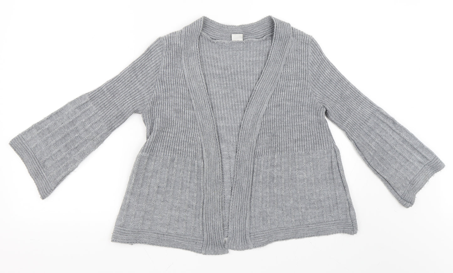 New Look Womens Grey   Cardigan Jumper Size M