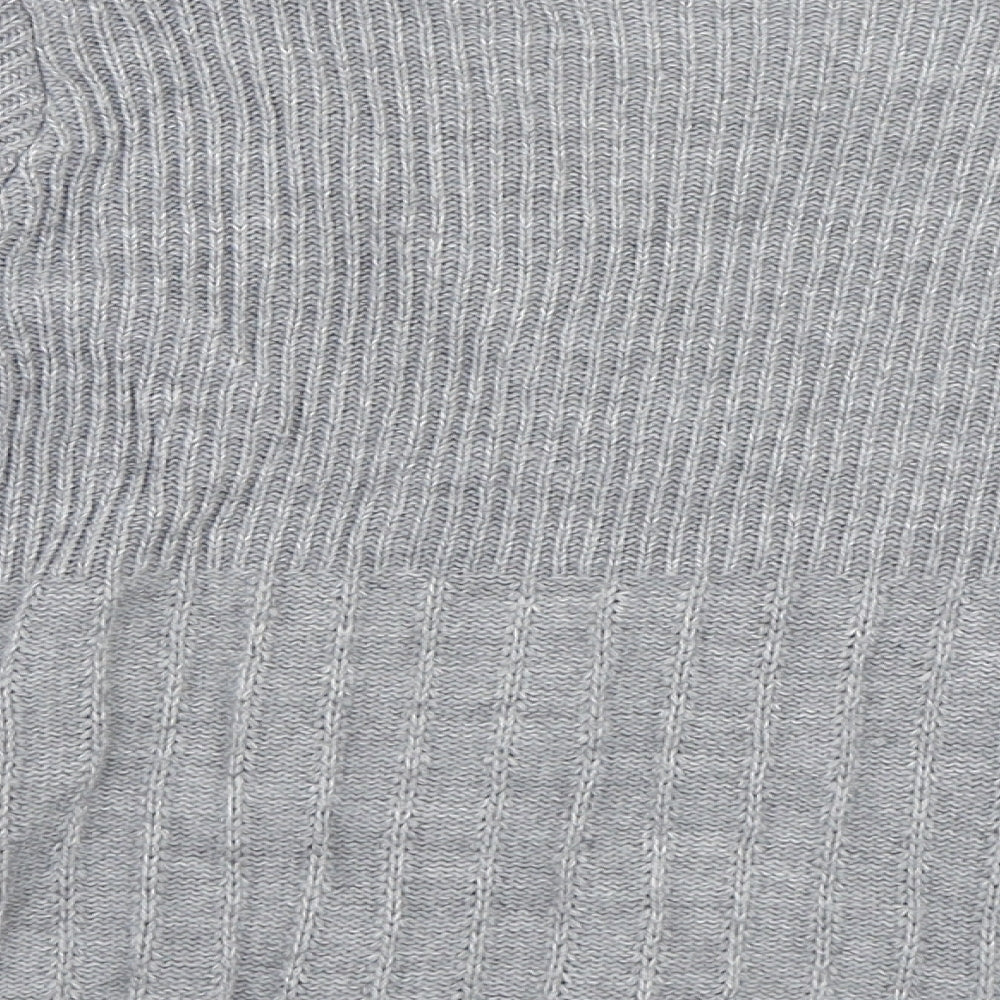 New Look Womens Grey   Cardigan Jumper Size M