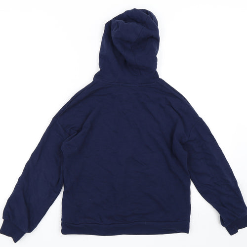 Marks and Spencer Girls Blue   Pullover Hoodie Size 9-10 Years