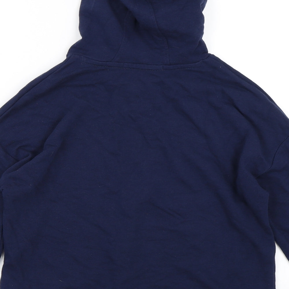 Marks and Spencer Girls Blue   Pullover Hoodie Size 9-10 Years