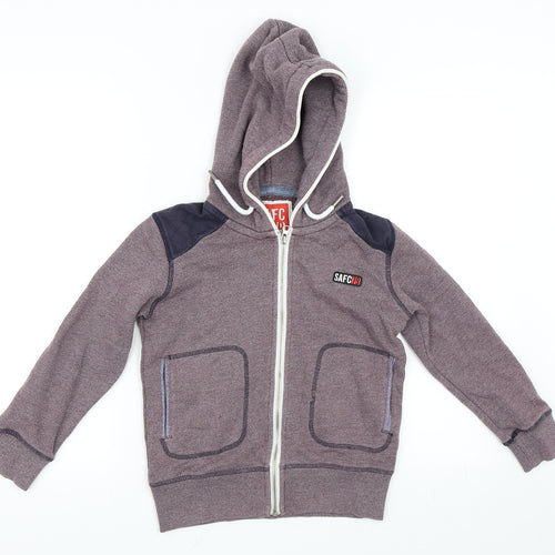 Safc 1879 Boys Red   Full Zip Sweatshirt Size S