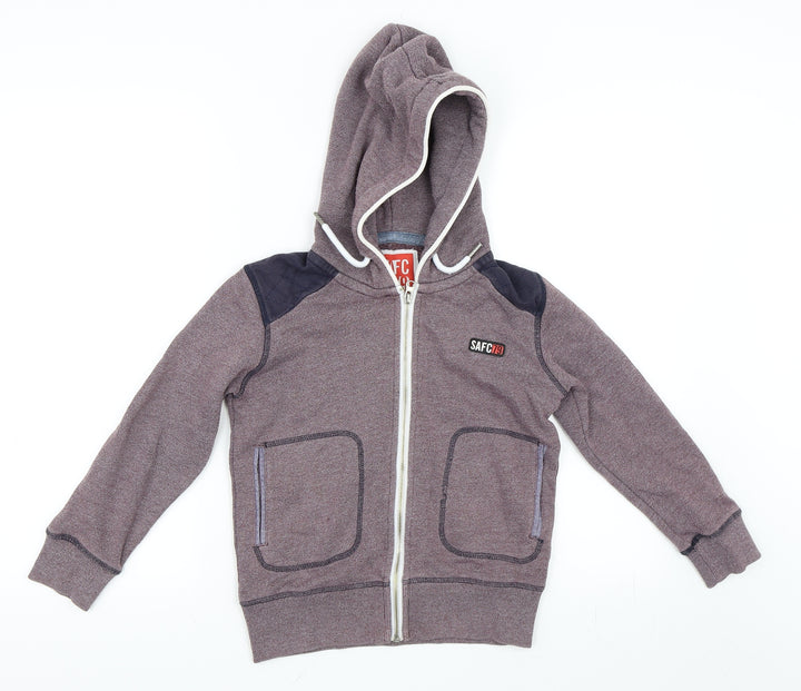 Safc 1879 Boys Red   Full Zip Sweatshirt Size S