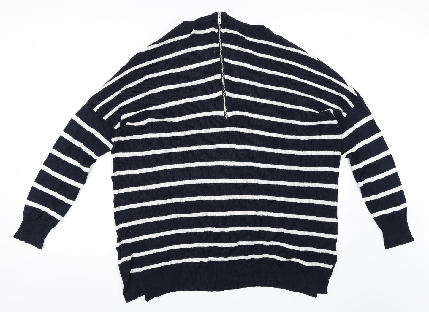 Atmosphere Womens Blue Striped  Pullover Jumper Size 18