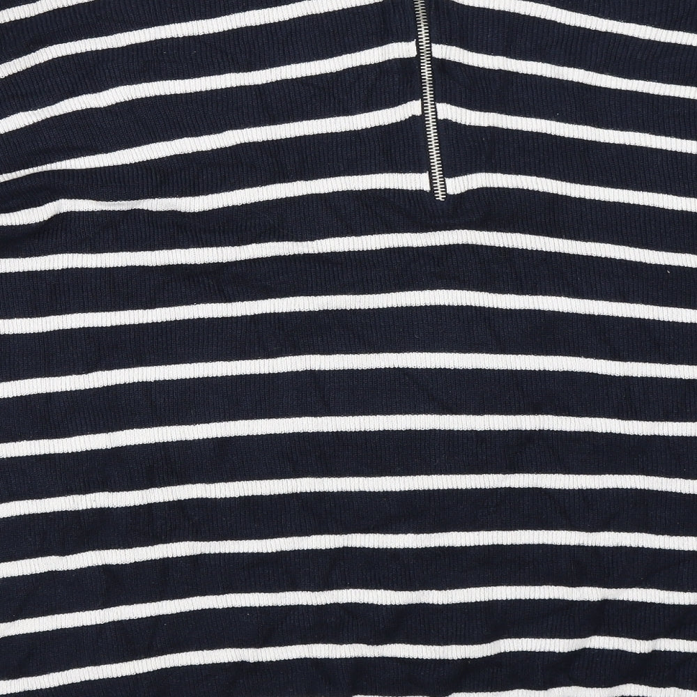 Atmosphere Womens Blue Striped  Pullover Jumper Size 18