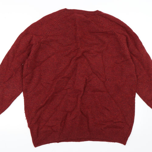 Easy Mens Red   Pullover Jumper Size XL