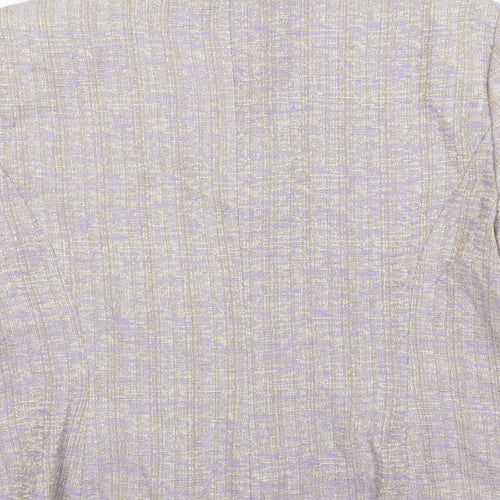 Gina Womens Purple  Rayon Jacket  Size 14
