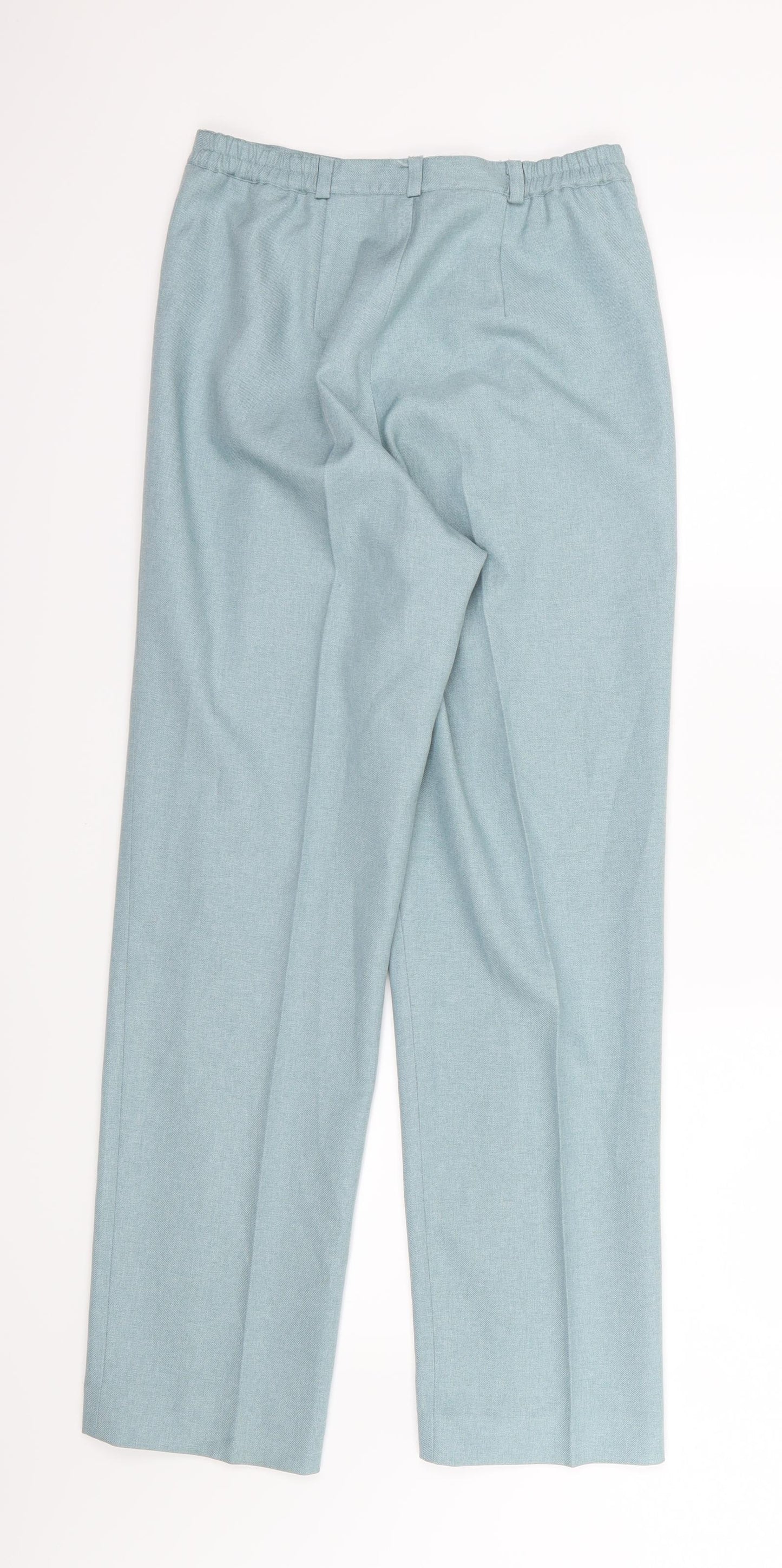 Debenhams Womens Blue  Rayon Trousers  Size 10 L29 in