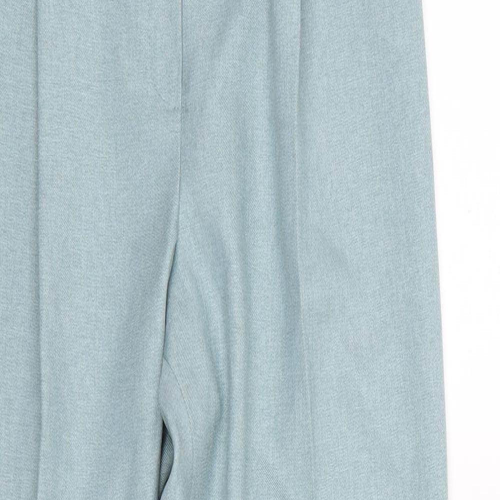 Debenhams Womens Blue  Rayon Trousers  Size 10 L29 in