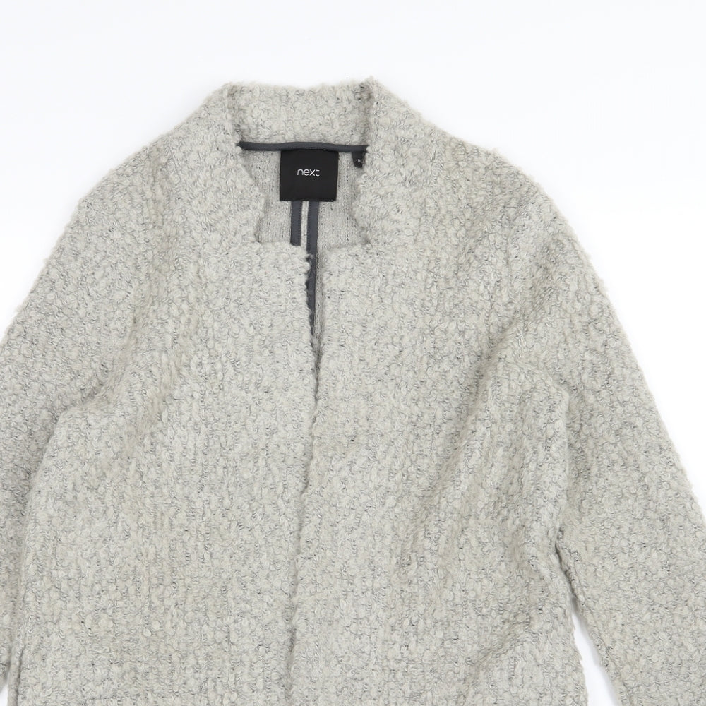 NEXT Womens Grey  Knit Jacket  Size 8