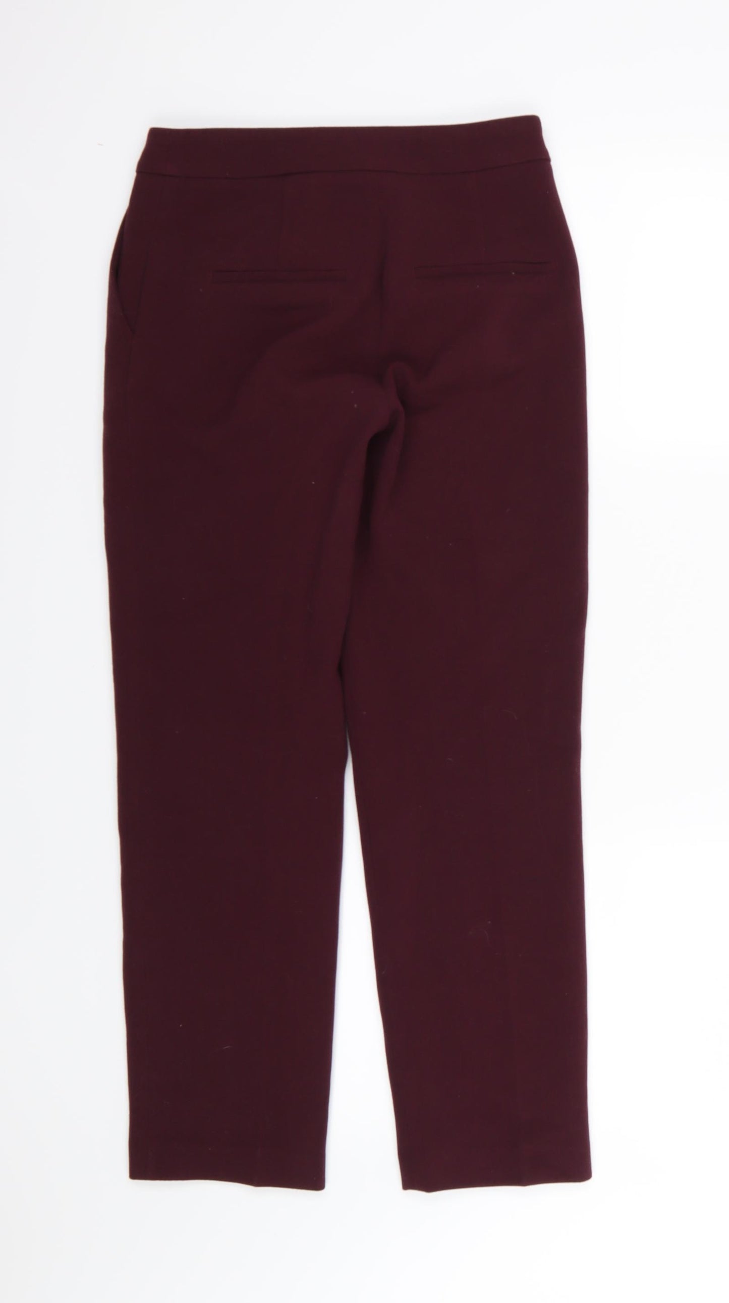 H&M Womens Red   Trousers  Size 6 L26 in