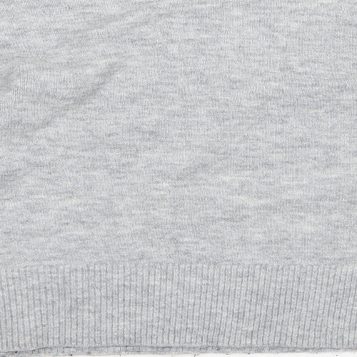 H&M Womens Grey  Knit Pullover Jumper Size XS