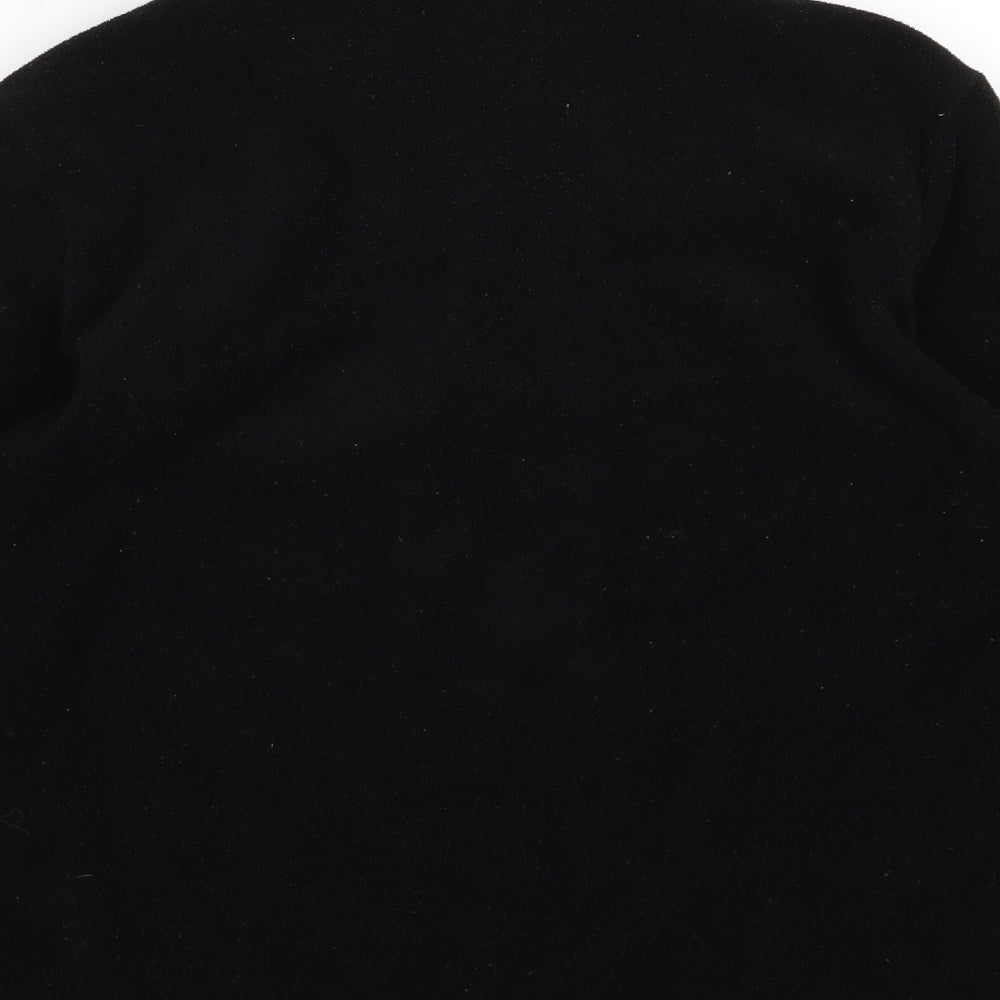 Campri Womens Black  Fleece Jacket  Size 10