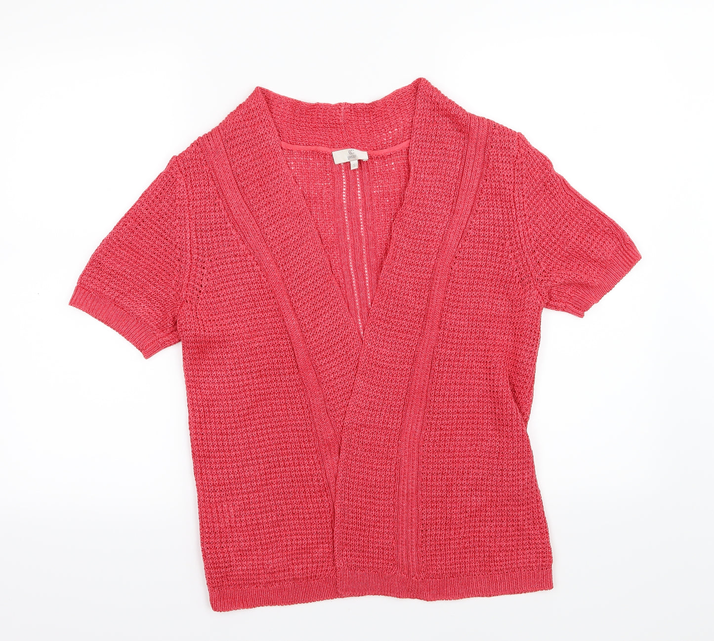 Country Casuals Womens Pink  Knit Cardigan Jumper Size S