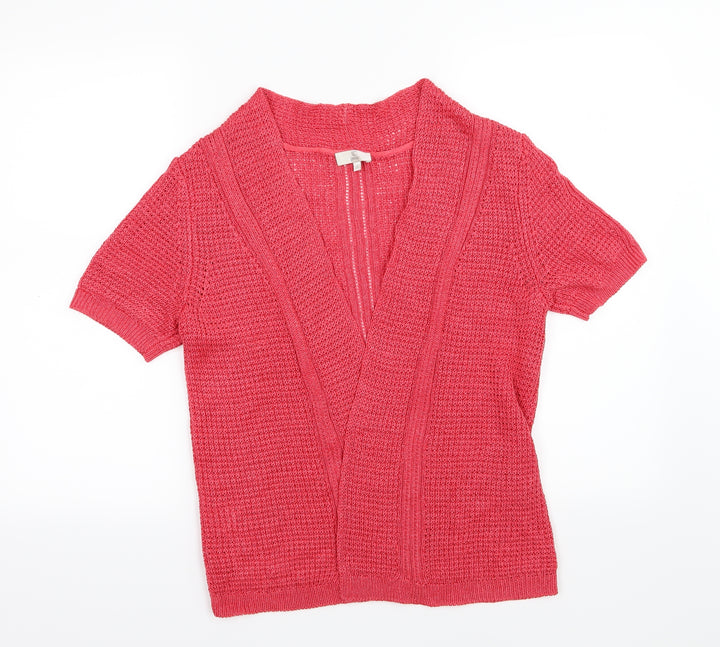Country Casuals Womens Pink  Knit Cardigan Jumper Size S