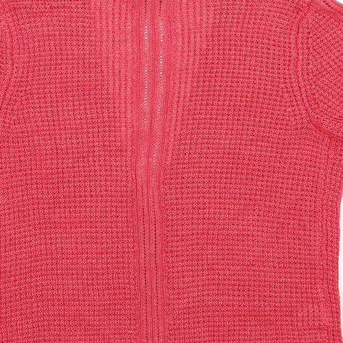 Country Casuals Womens Pink  Knit Cardigan Jumper Size S