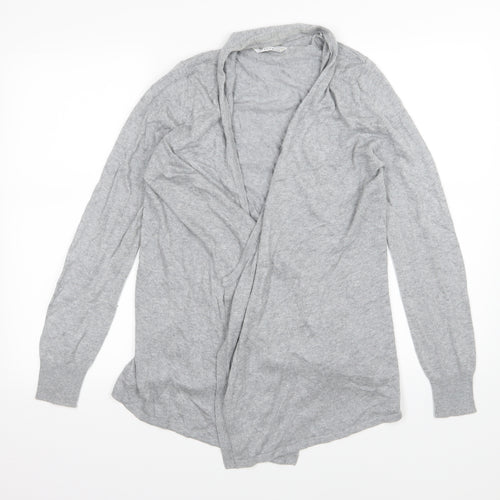 BHS Womens Grey  Knit Cardigan Jumper Size 10