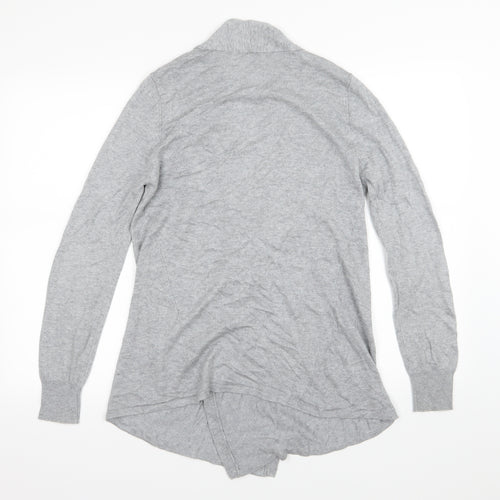 BHS Womens Grey  Knit Cardigan Jumper Size 10