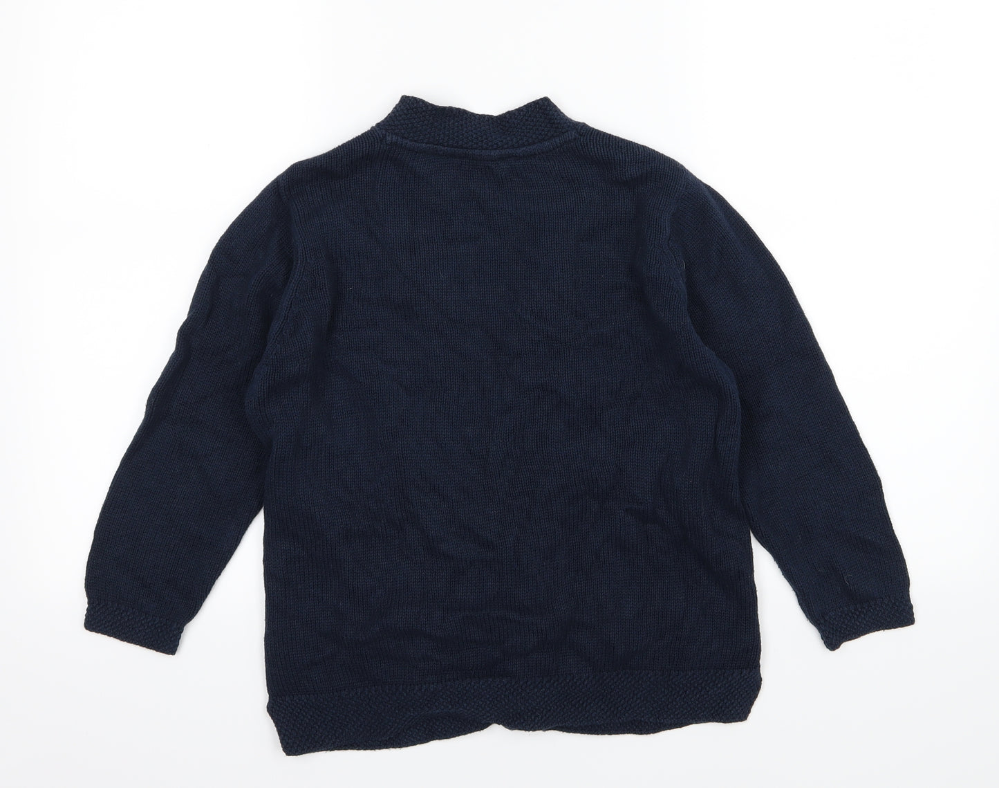 BHS Womens Blue  Knit Cardigan Jumper Size 12