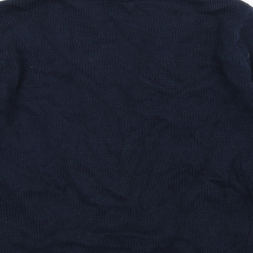 BHS Womens Blue  Knit Cardigan Jumper Size 12