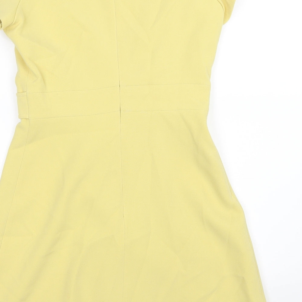 Coleen Womens Yellow   A-Line  Size 12