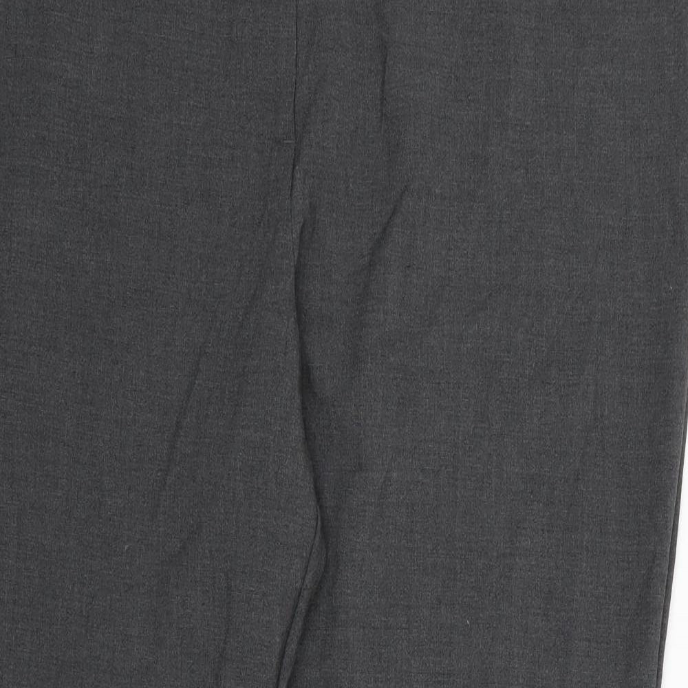Marks and Spencer Womens Grey  Rayon Trousers  Size 20 L30 in