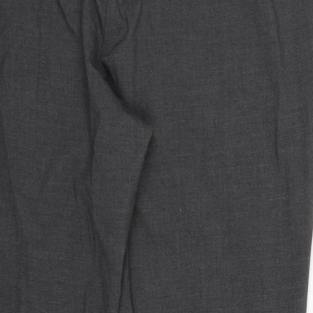 Marks and Spencer Womens Grey  Rayon Trousers  Size 20 L30 in