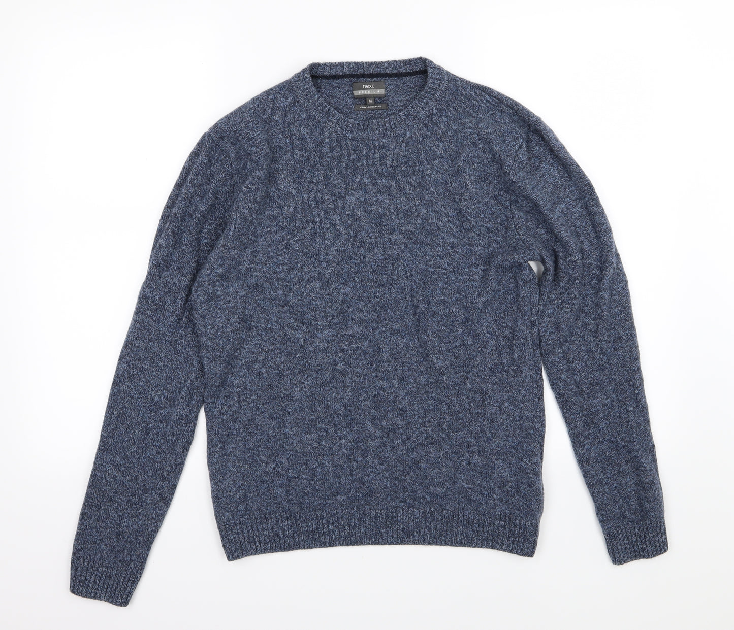 NEXT Mens Blue  Knit Pullover Jumper Size M