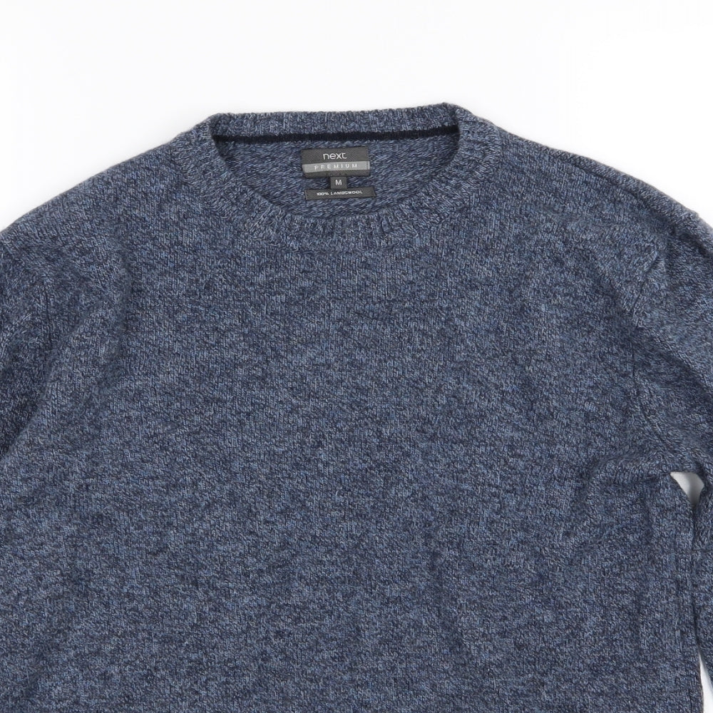 NEXT Mens Blue  Knit Pullover Jumper Size M
