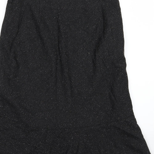 George Womens White Floral  A-Line Skirt Size 14
