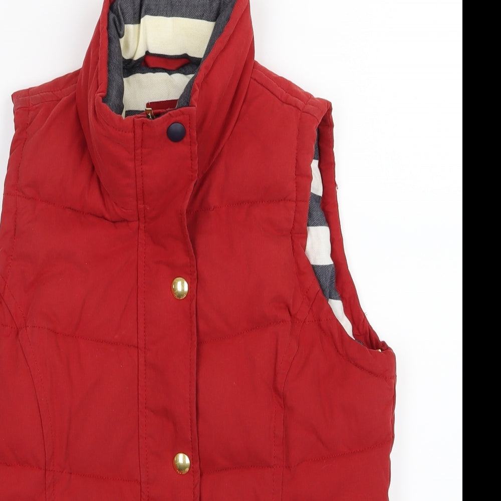 Joules Womens Red   Gilet Jacket Size 10