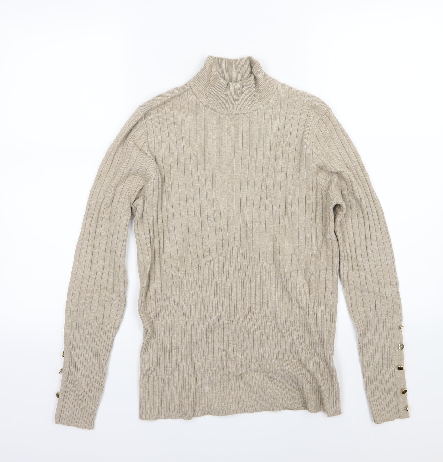 Per Una Womens Brown  Knit Pullover Jumper Size 16